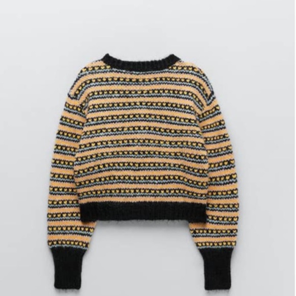 Zara Knit Button Down Sweater - Picture 7 of 8